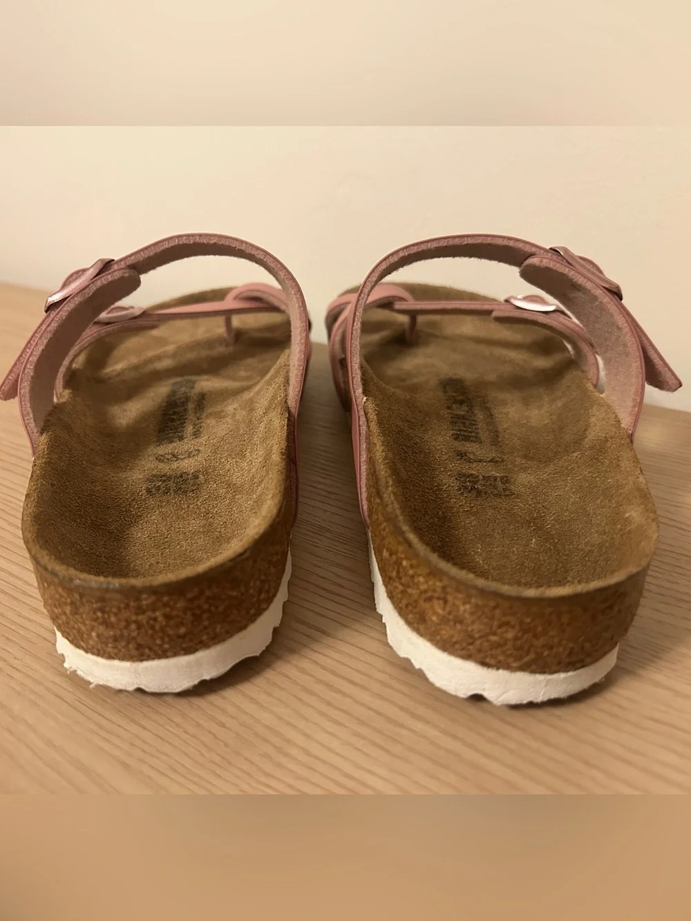 Birkenstock Mayari Multi-Strap Sandals Pink Size 38 Regular Width
